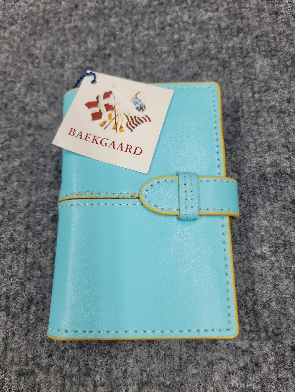 Baekgaard Small Leather Pocket Note Pad With Pen